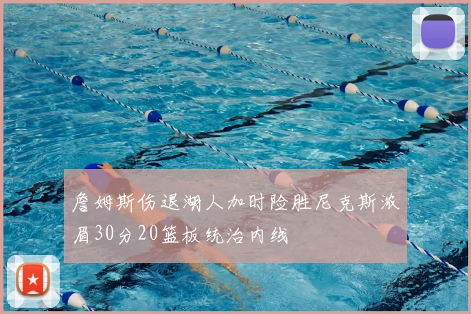 詹姆斯伤退湖人加时险胜尼克斯浓眉30分20篮板统治内线